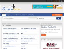 Tablet Screenshot of classifieds.beaufortonline.com